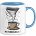 Meteorologe Tasse Geschenkidee für Wetterliebhaber Blau Trendation