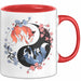 Fuchs Tierliebhaber Tasse Geschenk Lustige Geschenkidee Spruch Japanischer Kitsune Fuchs Rot Trendation