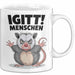 Sarkastischer Sarkasmus Introvertierter Tasse Geschenk Lustige Geschenkidee Spruch Igitt Menschen Weiß Trendation