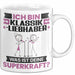 Klassikliebhaber Tasse Geschenk für Klassikliebhaber Geburtstag Lustiger Spruch Kaffee-Becher Was Ist Deine Superkraft Weiß Trendation