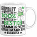 SammlervonBriefmarken Geschenk Lustiger Spruch für SammlervonBriefmarken Geschenkidee Bester SammlervonBriefmarken Der Welt Weiß Trendation