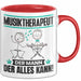 Musiktherapeut Tasse Geschenk für Musiktherapeut Der Mann Der Alles Kann Geschenkidee zum Geburtstag Rot Trendation