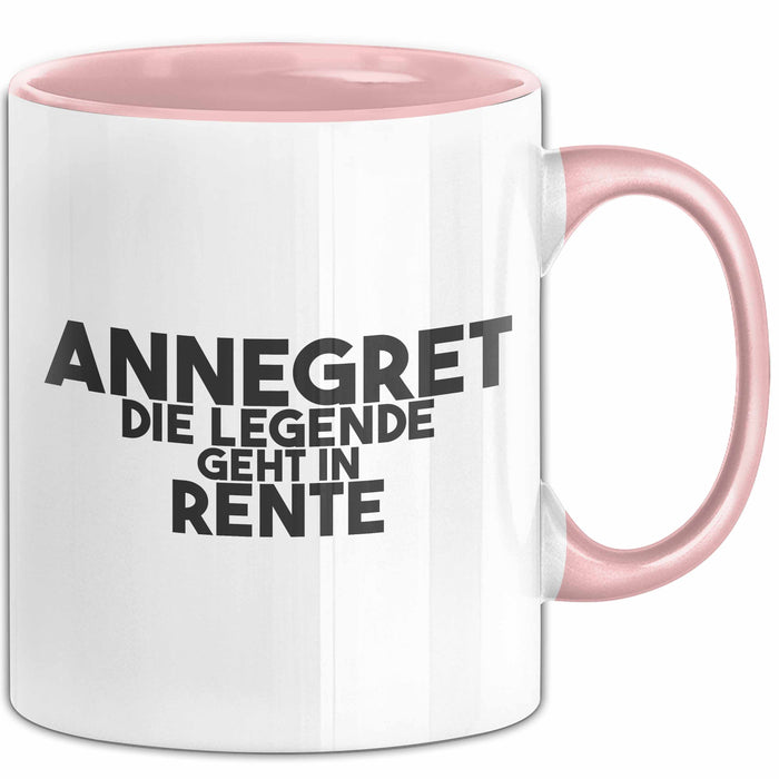 Annegret Tasse Annegret – Die Legende Geht In Rente Geschenk