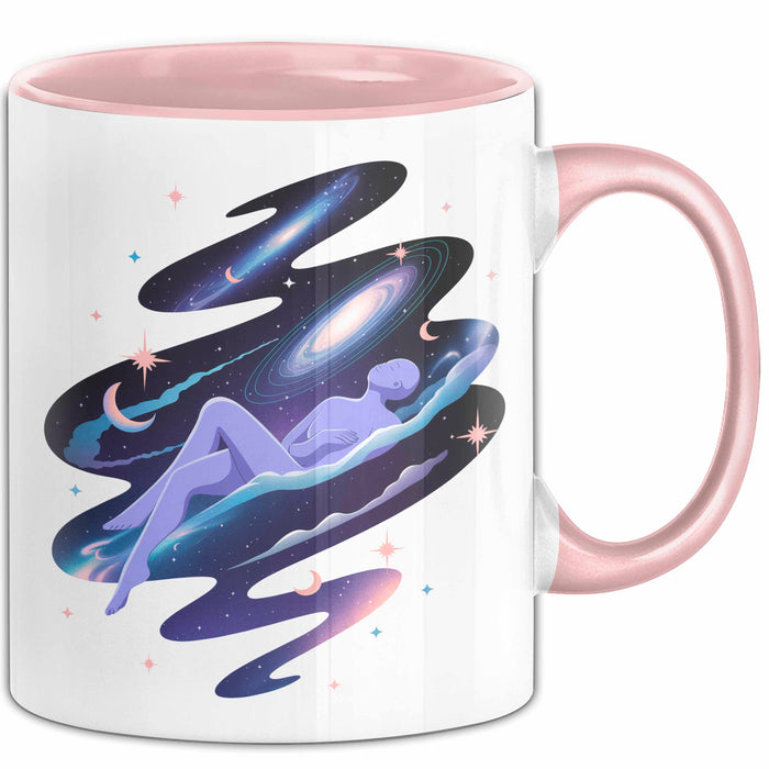 Klarträumer Tasse Geschenkidee für Traum Entdecker Rosa Trendation