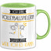 Volleyballspielerin Tasse Geschenk Ich Bin Volleyballspielerin Warum Weil Ich Es Kann Geschenkidee Geburtstag Grün Trendation