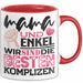 Mama Und Enkel Tasse Geschenk Beste Komplizen Lustiger Spruch Rot Trendation