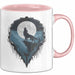 Wolf Tierliebhaber Tasse Geschenkidee für Wildtier Fans Rosa Trendation