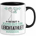 Leichtathlet Geschenk Tasse So Gut Kann Nur Ein Leichtathlet Aussehen Geschenkidee Kaffee-Becher Schwarz Trendation