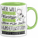 Hundeflüsterin Tasse Geschenk Spruch Wer Will Schon Prinzessin Sein Wenn Man Auch Hundeflüsterin Sein Kann Grün Trendation