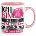 Wasserbauerin Ausbildung Start Geschenk Tasse Ich Bin Wasserbauerin In Der Ausbildung Ich Darf Das Kaffee-Becher Geschenkidee Rosa Trendation