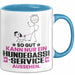 Hundegassi-Service Geschenk Tasse So Gut Kann Nur Ein Hundegassi-Service Aussehen Geschenkidee Kaffee-Becher Blau Trendation