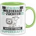 Wildtieraufzüchter Tasse Geschenk für Wildtieraufzüchter Geburtstag Lustiger Spruch Kaffee-Becher Was Ist Deine Superkraft Grün Trendation