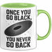 Physiker Tasse Geschenk Einmal schwarz immer schwarz Grün Trendation