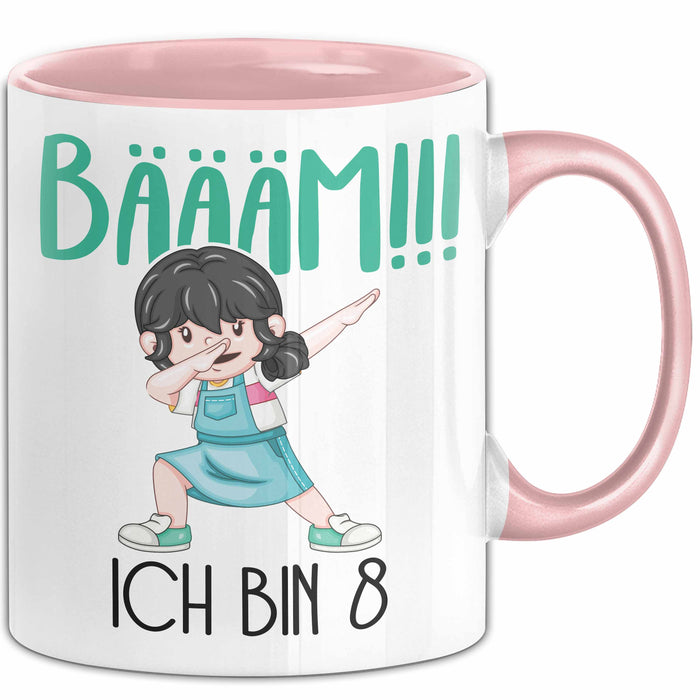 Lustige Tasse Geschenk Bäääm Dab Girl Witziger Spruch Rosa Trendation