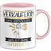 Verkäuferin Und Prinzessin Tasse Geschenk Für Eine Verkäuferin Geburtstag Was Ist Deine Superkraft Rosa Trendation