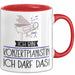 Geschenk für Konzertpianistin Tasse Lustige Geschenkidee Geburtstag Ich Bin Konzertpianistin Ich Darf Das Rot Trendation