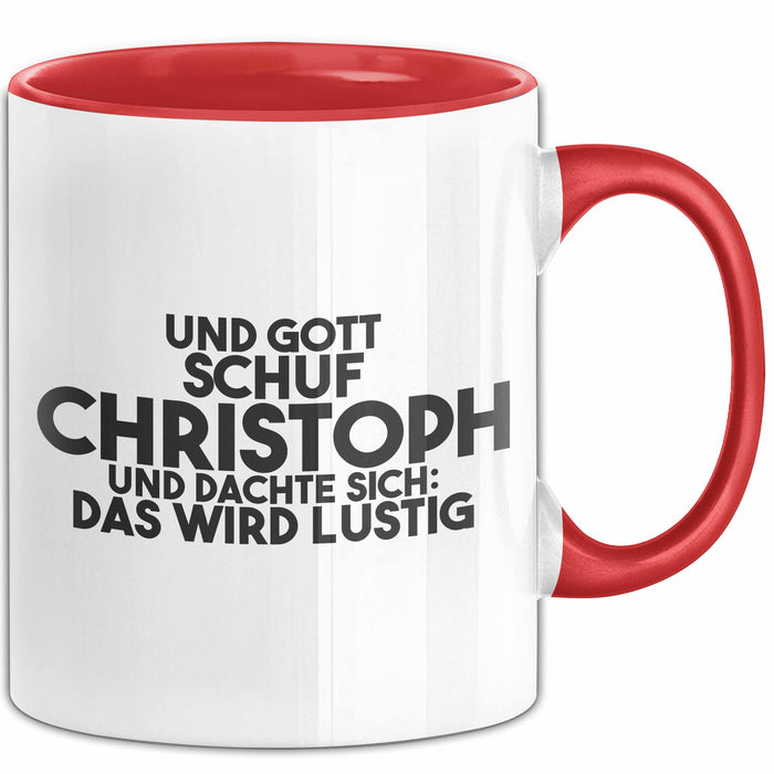 Christoph Tasse Und Gott Schuf Christoph Und Dachte Sich: Das Wird Lustig