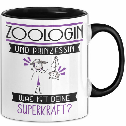 Zoologin Und Prinzessin Tasse Geschenk Für Eine Zoologin Geburtstag Was Ist Deine Superkraft Trendation