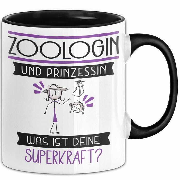 Zoologin Und Prinzessin Tasse Geschenk Für Eine Zoologin Geburtstag Was Ist Deine Superkraft Trendation