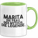 Marita Tasse Marita – Die Frau. Der Mythos. Die Legende. Geschenk Grün Trendation