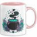 Hexerei Fan Tasse Geschenkidee für Zauberspruch Liebhaber Rosa Trendation