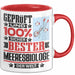 Meeresbiologe Geschenk Lustiger Spruch für Meeresbiologe Geschenkidee Bester Meeresbiologe Der Welt Rot Trendation