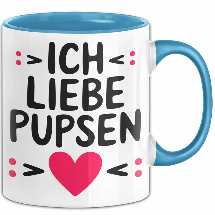 Lustige Tasse Geschenk Ich Liebe Pupsen Geschenkidee Furz Humor