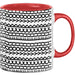 Fuc* You Tasse Lustiges Geschenk Allover-Print Quer Lesen Trendation