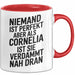 Cornelia Tasse Geschenk Niemand Ist Perfekt Cornelia Verdammt Nah Dran Geschenkidee Rot Trendation