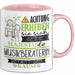 Musikberaterin Tasse Geschenk Lustiger Spruch Bitte Erheben Sie Sich Seine Majestät Die Musikberaterin Betritt Den Raum Rosa Trendation