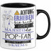 Pop-Fan Tasse Geschenk Lustiger Spruch Bitte Erheben Sie Sich Seine Majestät Die Pop-Fan Betritt Den Raum Schwarz Trendation