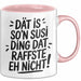Susi Tasse Geschenk Dat Is So'n Susi Ding Dat Raffste Eh Nicht Geschenkidee Becher mit Name Rosa Trendation