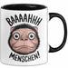 Antisozial Tasse Geschenk Baaahhh Menschen Geschenkidee Lustig Sarkasmus Schwarz Trendation