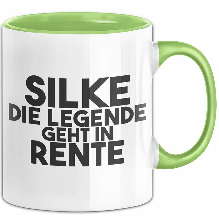 Silke Tasse Silke – Die Legende Geht In Rente Geschenk