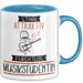 Musikstudentin Tasse Geschenk Becher Stark Attraktiv Furchtlos Musikstudentin Lustige Geschenkidee Blau Trendation