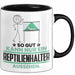 Reptilienhalter Geschenk Tasse So Gut Kann Nur Ein Reptilienhalter Aussehen Geschenkidee Kaffee-Becher Schwarz Trendation