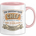 Büroarbeit Kollege Chef Tasse Geschenk Lustige Geschenkidee Spruch Ein Grossartiger Chef Ist Schwer Zu Finden Rosa Trendation