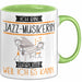 Jazz-Musikerin Tasse Geschenk Ich Bin Jazz-Musikerin Warum Weil Ich Es Kann Geschenkidee Geburtstag Grün Trendation