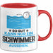 Schwimmer Geschenk Tasse So Gut Kann Nur Ein Schwimmer Aussehen Geschenkidee Kaffee-Becher Rot Trendation