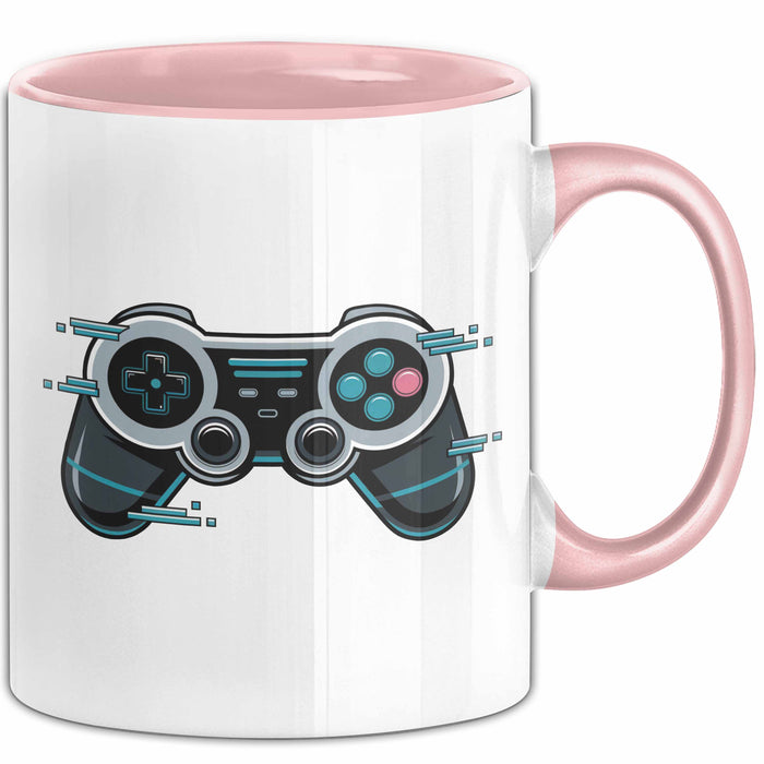Gamer Tasse Geschenkidee für Videospiel Enthusiasten Rosa Trendation