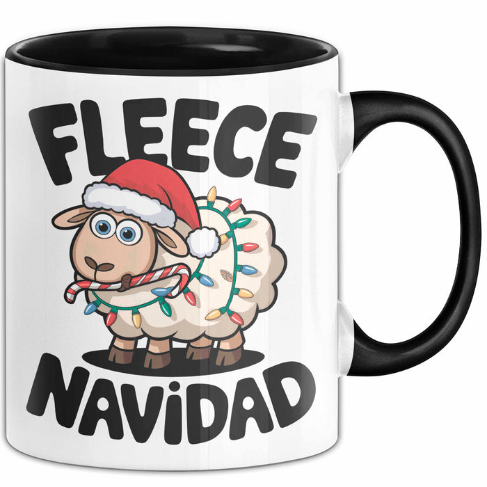 Schaf Tier Bauer Tasse Becher Geschenk Lustige Geschenkidee Spruch Fleece Navidad Trendation