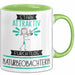 Naturbeobachterin Tasse Geschenk Becher Stark Attraktiv Furchtlos Naturbeobachterin Lustige Geschenkidee Grün Trendation