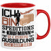 Speditionskaufmann Ausbildung Tasse Geschenk Ich Bin Speditionskaufmann In Der Ausbildung Ich Darf Das Geschenkidee Spruch Rot Trendation