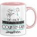 Country-Fan Geschenk Tasse So Gut Kann Nur Eine Country-Fan Aussehen Geschenkidee Geburtstag Weihnachten Lustig Rosa Trendation