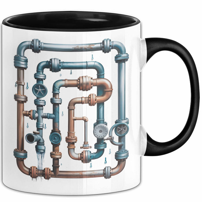 Klempner Tasse Geschenkidee für Rohrleger Lustiger Spruch Trendation