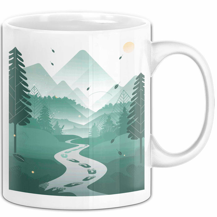 Wanderer Tasse Geschenk Lustige Geschenkidee Spruch Für Trail Entdecker Weiß Trendation