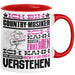 Country-Musiker Geschenk Tasse Geschenkidee für Country-Musiker Geburtstag Lustig Ich Bin Country-Musiker Ich Kann Es Dir Erklären Aber Nicht Für Dich Verstehen Rot Trendation