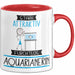 Aquarianerin Tasse Geschenk Becher Stark Attraktiv Furchtlos Aquarianerin Lustige Geschenkidee Rot Trendation