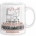 Programmierer Geschenk Tasse So Gut Kann Nur Ein Programmierer Aussehen Geschenkidee Kaffee-Becher Weiß Trendation