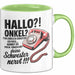 Onkel Sarkastisch Sarkasmus Tasse Geschenk Lustige Geschenkidee Spruch Hallo Onkel Grün Trendation